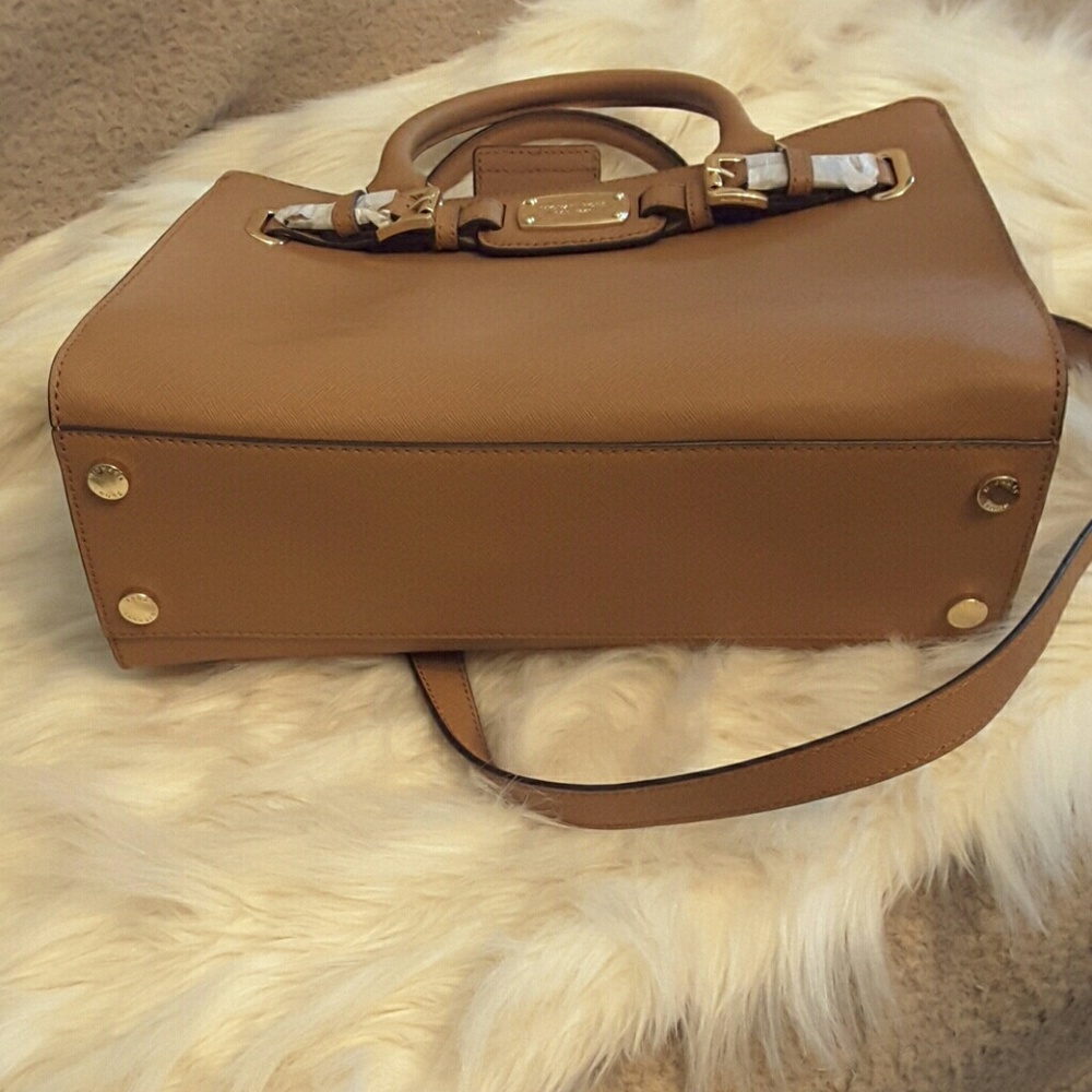 Michael kors Hamilton EW Satchel Leather brown - Picture 4 of 7